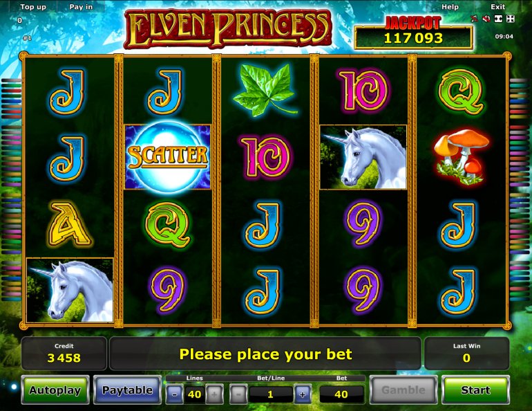 Elven Princes Novomatic slot